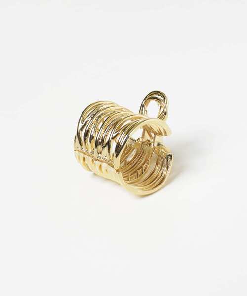 SMELLY(スメリー)の「メタルモヨウバンス(バレッタ/ヘアクリップ・レディース・ゴールド・-)」の6枚目の写真