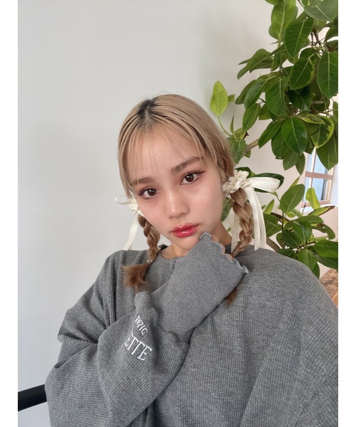 JUMELLE（ジュメロ）の「long ribbon set shushu（シュシュ・レディース・アイボリー・FREE）」の19枚目の写真