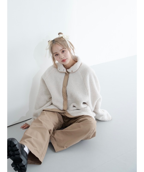 JUMELLE（ジュメロ）の「long ribbon set shushu（シュシュ・レディース・アイボリー・FREE）」の4枚目の写真