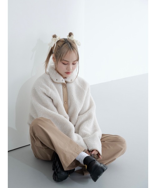 JUMELLE（ジュメロ）の「long ribbon set shushu（シュシュ・レディース・アイボリー・FREE）」の5枚目の写真