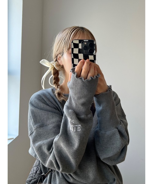 JUMELLE（ジュメロ）の「long ribbon set shushu（シュシュ・レディース・アイボリー・FREE）」の20枚目の写真