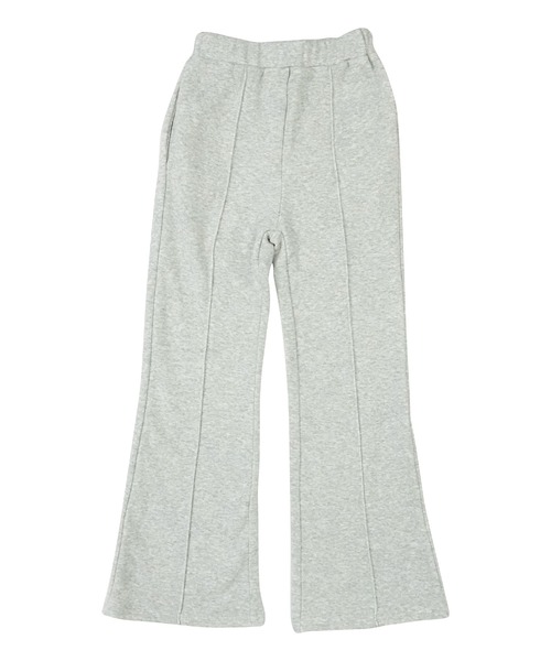 Bee des Bee(ビーデスビー)の「裏起毛 センタータック入りフレアパンツ(スウェットパンツ・キッズ・ブラック/パープル系/グレイッシュベージュ/チャコール/杢グレー・110cm/130cm/140cm/150cm/120cm/100cm)」の19枚目の写真