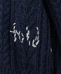 6（ロク）の「＜6(ROKU)＞テープ ケーブル ニット（ニット/セーター