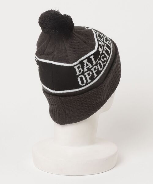 RVCA（ルーカ）の「RVCA/ルーカ ビーニー 2WAY HITTER BEANIE ポンポンニット BD042-966（ニットキャップ/ビーニー・メンズ・オフホワイト/ブラウン/ブラック・FREE）」の5枚目の写真