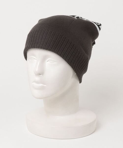 RVCA（ルーカ）の「RVCA/ルーカ ビーニー 2WAY HITTER BEANIE ポンポンニット BD042-966（ニットキャップ/ビーニー・メンズ・オフホワイト/ブラウン/ブラック・FREE）」の6枚目の写真