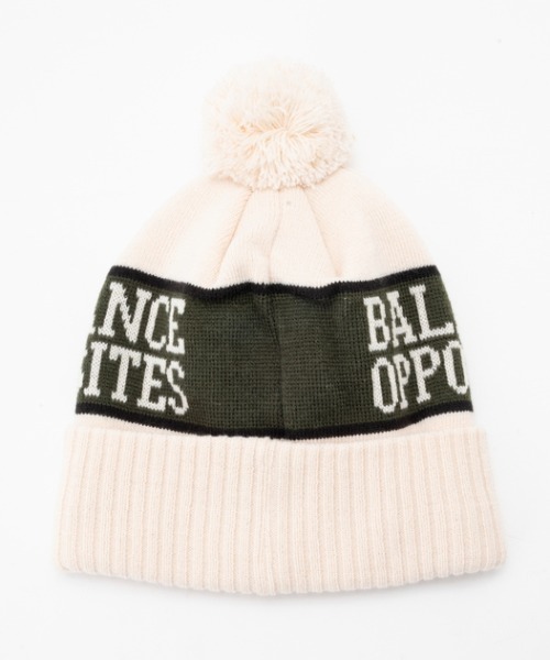 RVCA（ルーカ）の「RVCA/ルーカ ビーニー 2WAY HITTER BEANIE ポンポンニット BD042-966（ニットキャップ/ビーニー・メンズ・オフホワイト/ブラウン/ブラック・FREE）」の14枚目の写真