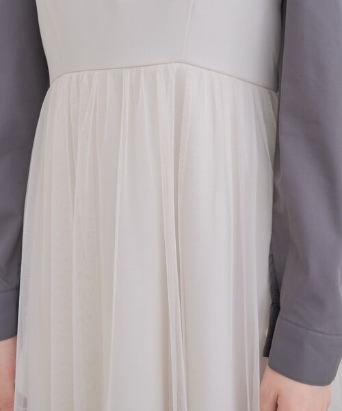 ems excite（エムズエキサイト）の「チュールキャミOP（ワンピース・レディース・ナチュラル/ブラック/ピンク・FREE）」の14枚目の写真