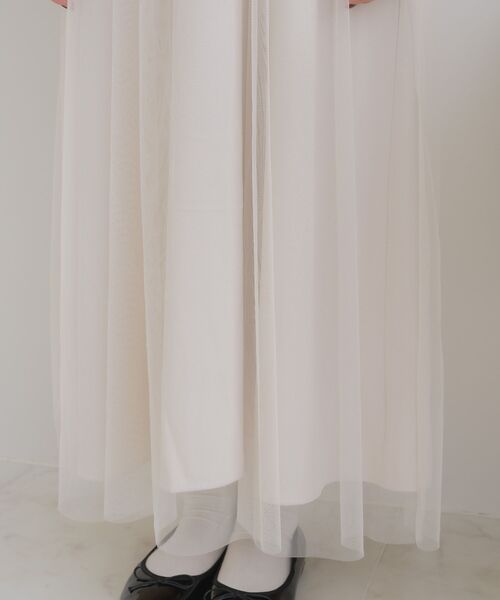 ems excite（エムズエキサイト）の「チュールキャミOP（ワンピース・レディース・ナチュラル/ブラック/ピンク・FREE）」の15枚目の写真