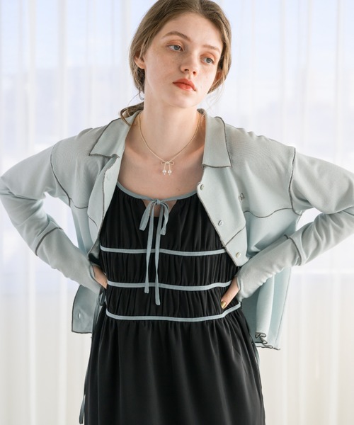 idem リボンワンピース idem（イデム）の「classic ribbon onepiece/クラシックリボン