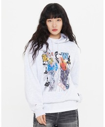 【ROMANTIC CROWN】★男女兼用★ウォークオンGRAPHICフーディー ROMANTIC CROWN パーカー 「ROMANTIC CROWN」RC CLUB FLAG HOOD
