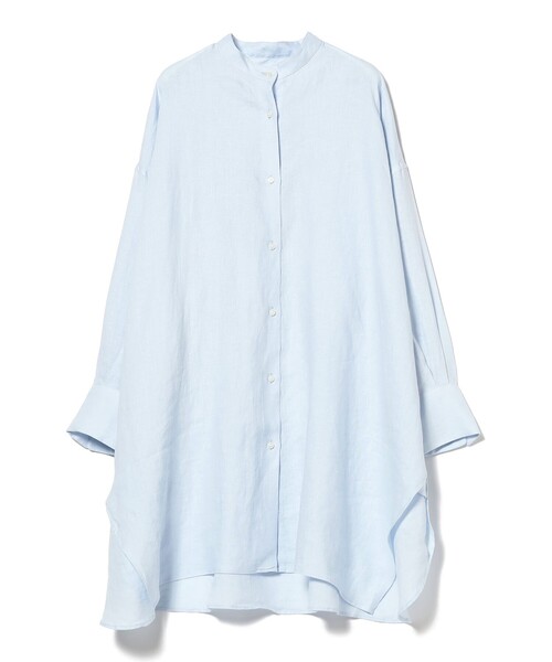 SETTO（セット）の「SETTO / MIDDLE SHIRT シャツ（シャツ/ブラウス・レディース・サックスブルー/ホワイト・ONE SIZE）」の2枚目の写真