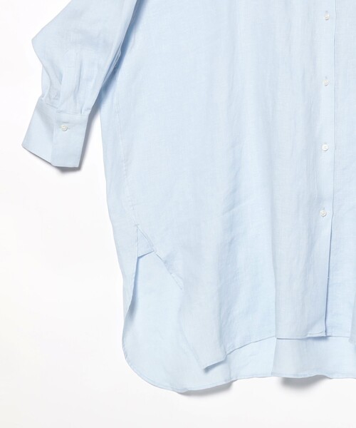 SETTO（セット）の「SETTO / MIDDLE SHIRT シャツ（シャツ/ブラウス・レディース・サックスブルー/ホワイト・ONE SIZE）」の8枚目の写真