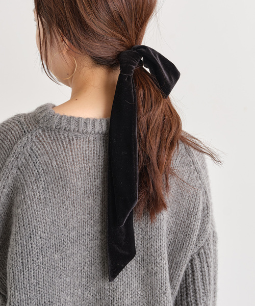 ベロアヘアリボン（その他ヘアアクセサリー）｜U by SPICK&SPAN（ユー