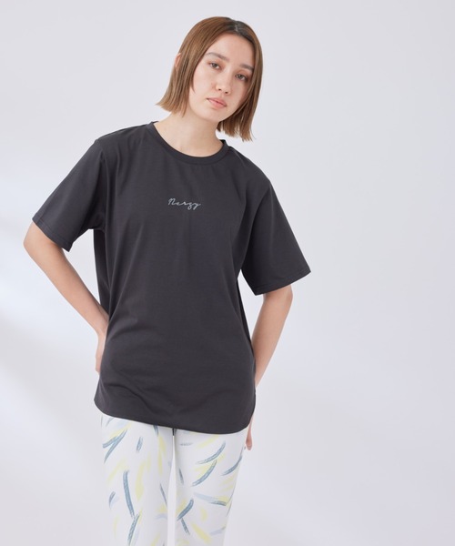 NERGY（ナージー）の「【接触冷感 & UV】SURREALISMグラフィックTシャツ（Tシャツ/カットソー・レディース・ブルー/ホワイト/ブラック・FREE）」の4枚目の写真