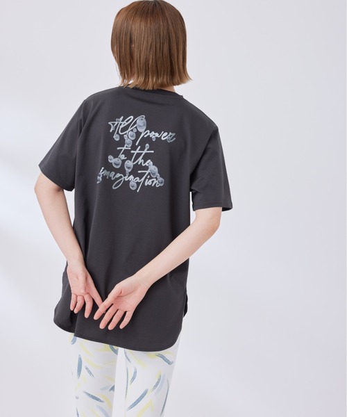 NERGY（ナージー）の「【接触冷感 & UV】SURREALISMグラフィックTシャツ（Tシャツ/カットソー・レディース・ブルー/ホワイト/ブラック・FREE）」の7枚目の写真
