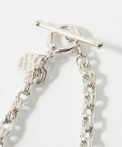 PHILIPPE AUDIBERT（フィリップ オーディベール）の「【PHILIPPE AUDIBERT / フィリップ オーディベール】 Necklace Jiss（ネックレス・メンズ・シルバー・FREE）」の3枚目の写真