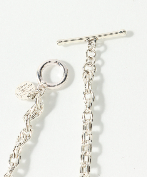 PHILIPPE AUDIBERT（フィリップ オーディベール）の「【PHILIPPE AUDIBERT / フィリップ オーディベール】 Necklace Jiss（ネックレス・メンズ・シルバー・FREE）」の4枚目の写真