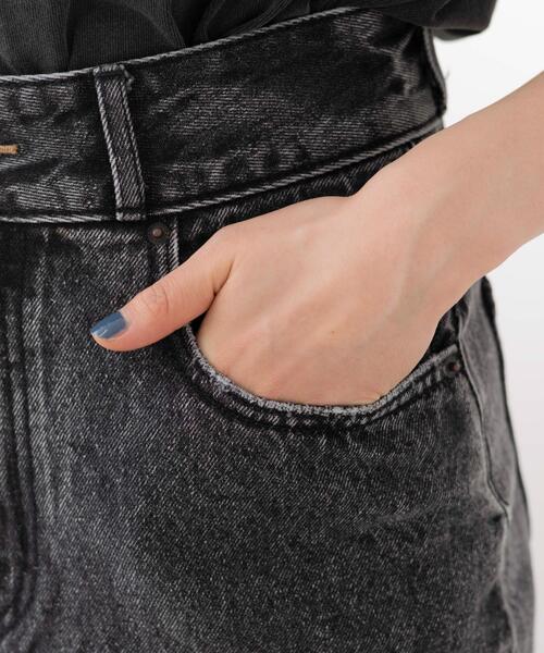 WEGO(ウィゴー)の「WEGO/台形デニムミニスカート(デニムスカート・レディース・ダークインディゴブルー/ブラック系その他/ブラック/オフホワイト/ブラック系1/インディゴブルー・MEDIUM/LARGE/SMALL/X-SMALL)」の10枚目の写真