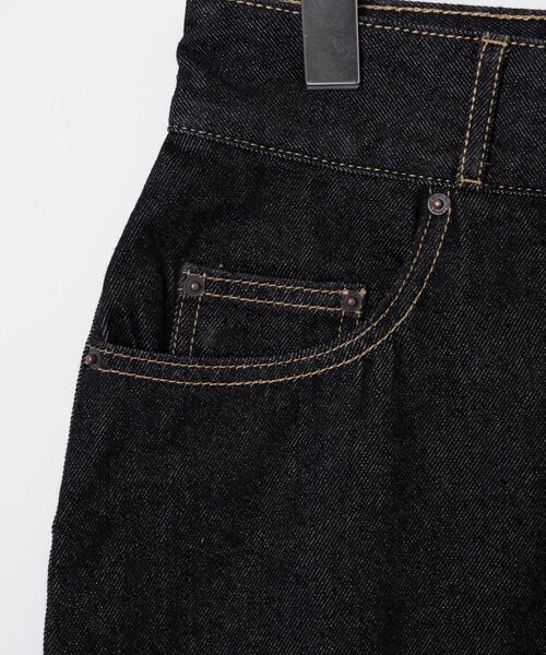 WEGO(ウィゴー)の「WEGO/台形デニムミニスカート(デニムスカート・レディース・ダークインディゴブルー/ブラック系その他/ブラック/オフホワイト/ブラック系1/インディゴブルー・MEDIUM/LARGE/SMALL/X-SMALL)」の7枚目の写真