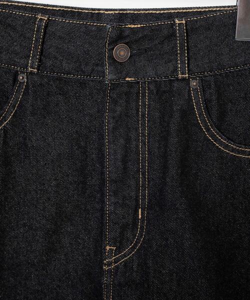 WEGO(ウィゴー)の「WEGO/台形デニムミニスカート(デニムスカート・レディース・ダークインディゴブルー/ブラック系その他/ブラック/オフホワイト/ブラック系1/インディゴブルー・MEDIUM/LARGE/SMALL/X-SMALL)」の16枚目の写真