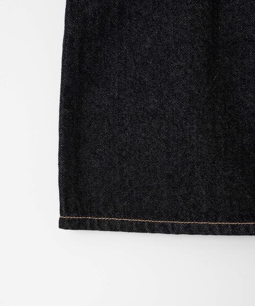 WEGO(ウィゴー)の「WEGO/台形デニムミニスカート(デニムスカート・レディース・ダークインディゴブルー/ブラック系その他/ブラック/オフホワイト/ブラック系1/インディゴブルー・MEDIUM/LARGE/SMALL/X-SMALL)」の8枚目の写真