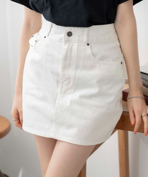 セール】WEGO/台形デニムミニスカート（デニムスカート）｜WEGO