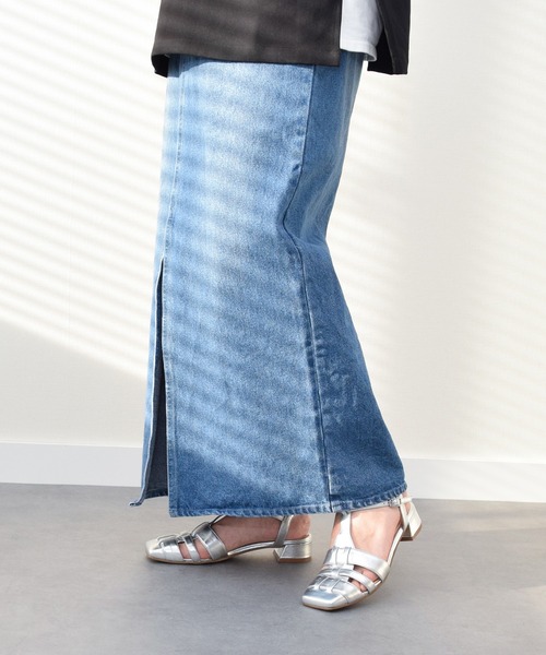 PARADIS COULEUR（パラディクルール）の「【PARADIS COULEUR】グルカテイストアンクルストラップサンダル(341301)（サンダル・レディース・ブラック系その他/シルバー/ライトベージュ・22.5/23.5/24.5/23/24）」の11枚目の写真