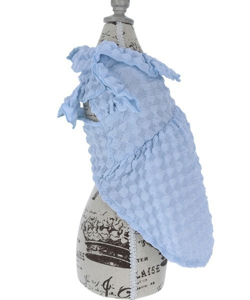 ROPE' PICNIC(ロペピクニック)の「ROPE' PICNIC/ぽこぽこカットソー(ペットウェア・メンズ・ブルー/アイボリー・2XS/XS/S/M/L/2L/2M)」の11枚目の写真