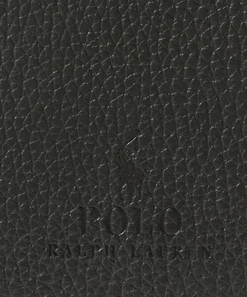 ポロ　ラルフローレン　スマホケース　iPhone15 本革　レザー　ブラック POLO RALPH LAUREN（ポロ ラルフ ローレン）の「レザー MagSafe