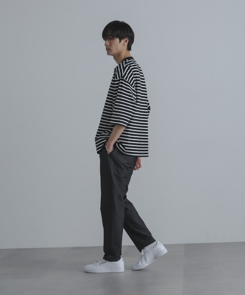 NANO universe(ナノユニバース)の「ルーズフィットワイドスリーブPO 7分袖(Tシャツ/カットソー・メンズ・ブラック/ホワイト/その他1/その他2・M/L)」の22枚目の写真