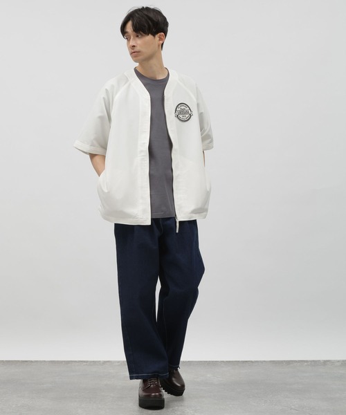 LAKOLE（ラコレ）の「ベースボール刺繍シャツ / 109262（シャツ/ブラウス・メンズ・ブラック/ブルー/オフホワイト・LARGE/MEDIUM）」の4枚目の写真