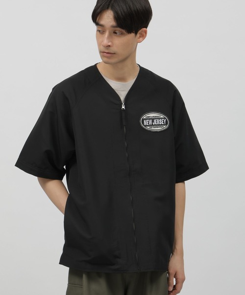 LAKOLE（ラコレ）の「ベースボール刺繍シャツ / 109262（シャツ/ブラウス・メンズ・ブラック/ブルー/オフホワイト・LARGE/MEDIUM）」の7枚目の写真