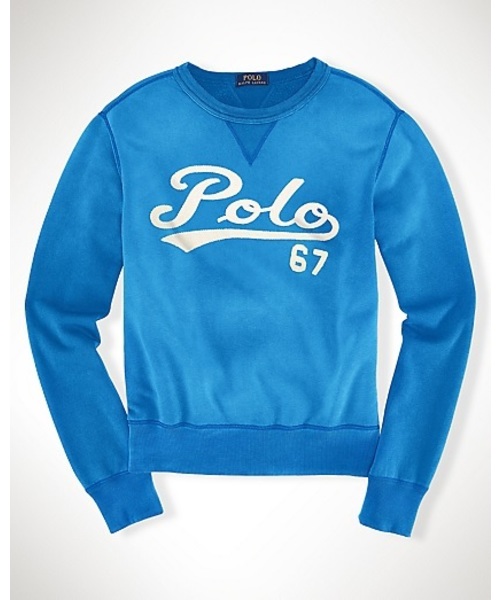 POLO RALPH LAUREN（ポロ ラルフ ローレン）の「コットンブレンド フリース スウェットシャツ（スウェット・メンズ・ブルー/グリーン/レッド・MEDIUM/X-SMALL/LARGE/SMALL/X-LARGE）」の3枚目の写真