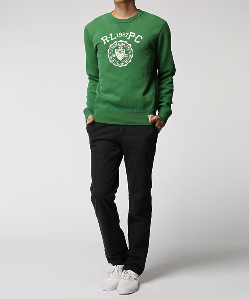 POLO RALPH LAUREN（ポロ ラルフ ローレン）の「コットンブレンド フリース スウェットシャツ（スウェット・メンズ・ブルー/グリーン/レッド・MEDIUM/X-SMALL/LARGE/SMALL/X-LARGE）」の15枚目の写真