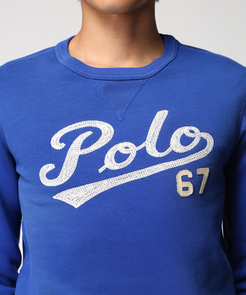 POLO RALPH LAUREN（ポロ ラルフ ローレン）の「コットンブレンド フリース スウェットシャツ（スウェット・メンズ・ブルー/グリーン/レッド・MEDIUM/X-SMALL/LARGE/SMALL/X-LARGE）」の10枚目の写真