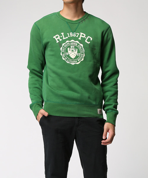 POLO RALPH LAUREN（ポロ ラルフ ローレン）の「コットンブレンド フリース スウェットシャツ（スウェット・メンズ・ブルー/グリーン/レッド・MEDIUM/X-SMALL/LARGE/SMALL/X-LARGE）」の11枚目の写真