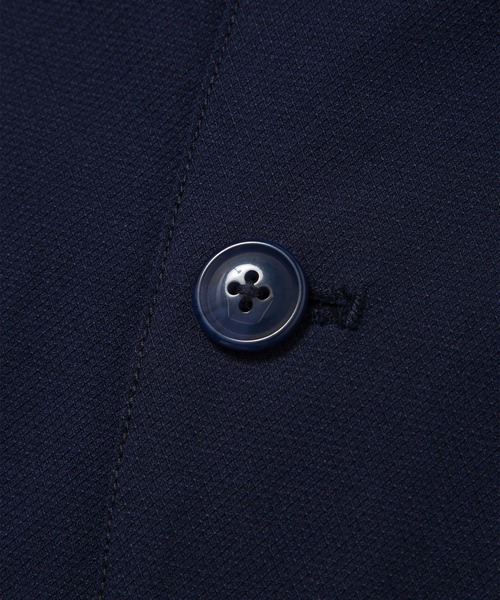 j.n.r.d(ジェー・エヌ・アール・ディー)の「【セットアップ対応】j.n.r.d/ナイロンハイカムニット2Bジャケット(テーラードジャケット・メンズ・ネイビー/チャコールグレー・L/LL/M)」の21枚目の写真