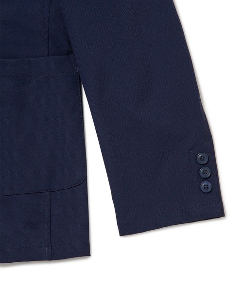 j.n.r.d(ジェー・エヌ・アール・ディー)の「【セットアップ対応】j.n.r.d/ナイロンハイカムニット2Bジャケット(テーラードジャケット・メンズ・ネイビー/チャコールグレー・L/LL/M)」の11枚目の写真