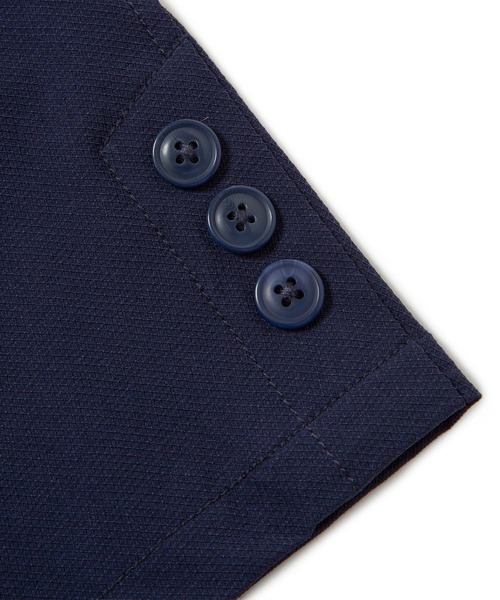 j.n.r.d(ジェー・エヌ・アール・ディー)の「【セットアップ対応】j.n.r.d/ナイロンハイカムニット2Bジャケット(テーラードジャケット・メンズ・ネイビー/チャコールグレー・L/LL/M)」の12枚目の写真