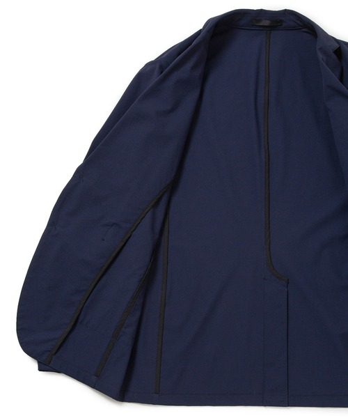 j.n.r.d(ジェー・エヌ・アール・ディー)の「【セットアップ対応】j.n.r.d/ナイロンハイカムニット2Bジャケット(テーラードジャケット・メンズ・ネイビー/チャコールグレー・L/LL/M)」の14枚目の写真