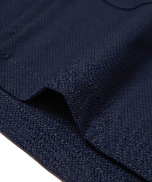 j.n.r.d(ジェー・エヌ・アール・ディー)の「【セットアップ対応】j.n.r.d/ナイロンハイカムニット2Bジャケット(テーラードジャケット・メンズ・ネイビー/チャコールグレー・L/LL/M)」の15枚目の写真