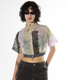 PRANK PROJECT | 【24SUMMER PRE ORDER】レーステープシャツ / Lace Tape Shirt(シャツ/ブラウス)