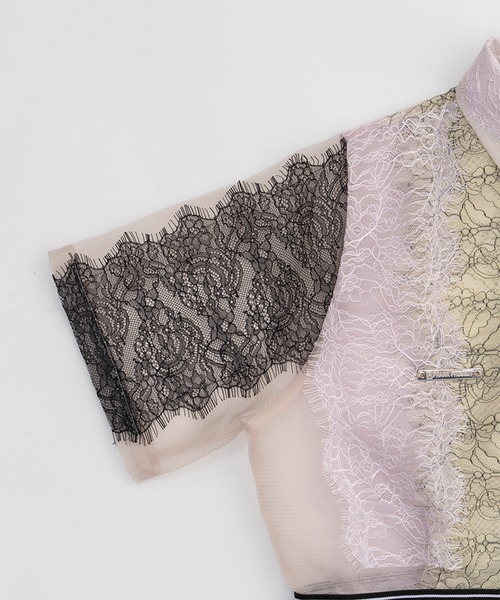 PRANK PROJECT（プランクプロジェクト）の「レーステープシャツ / Lace Tape Shirt（シャツ/ブラウス・レディース・ブラック/マルチ・FREE）」の13枚目の写真