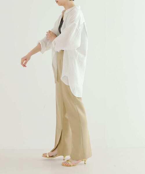 URBAN RESEARCH（アーバンリサーチ）の「サイドベンツストレートパンツ（その他パンツ・レディース・ブラック/ベージュ・38/36）」の17枚目の写真