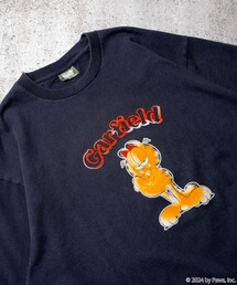FREAK'S STORE | FREAK’S STORE/フリークスストア Garfield/ガーフィールド フロッキープリント ショートスリーブTシャツ/半袖/リラックスフィット(Tシャツ/カットソー)