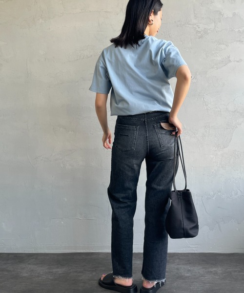 [carhartt WIP/カーハートダブリューアイピー] AMERICAN SCRIPT ワンポイント刺繍ロゴ ショートスリーブTシャツ（Tシャツ/カットソー）｜Carhartt WIP（カーハートダブリューアイピー）