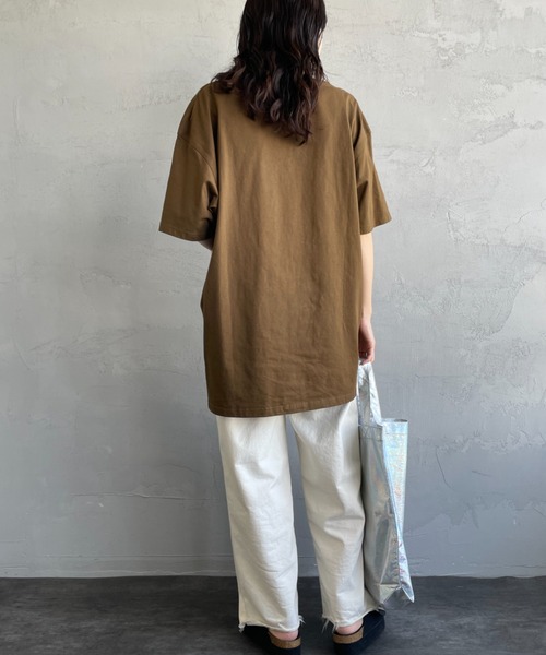 [carhartt WIP/カーハートダブリューアイピー] AMERICAN SCRIPT ワンポイント刺繍ロゴ ショートスリーブTシャツ（Tシャツ/カットソー）｜Carhartt WIP（カーハートダブリューアイピー）