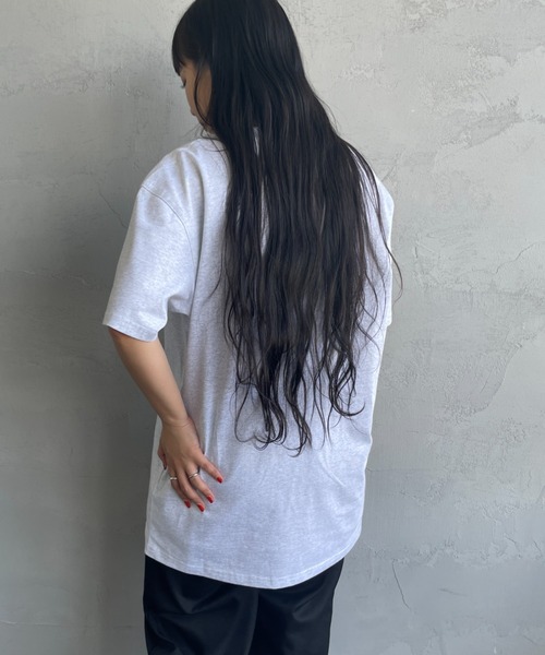 [carhartt WIP/カーハートダブリューアイピー] AMERICAN SCRIPT ワンポイント刺繍ロゴ ショートスリーブTシャツ（Tシャツ/カットソー）｜Carhartt WIP（カーハートダブリューアイピー）