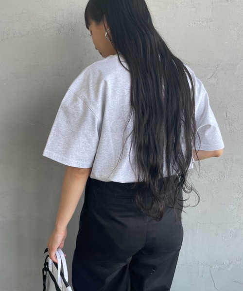 [carhartt WIP/カーハートダブリューアイピー] AMERICAN SCRIPT ワンポイント刺繍ロゴ ショートスリーブTシャツ（Tシャツ/カットソー）｜Carhartt WIP（カーハートダブリューアイピー）