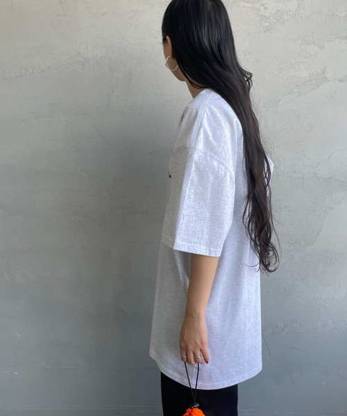 [carhartt WIP/カーハートダブリューアイピー] AMERICAN SCRIPT ワンポイント刺繍ロゴ ショートスリーブTシャツ（Tシャツ/カットソー）｜Carhartt WIP（カーハートダブリューアイピー）